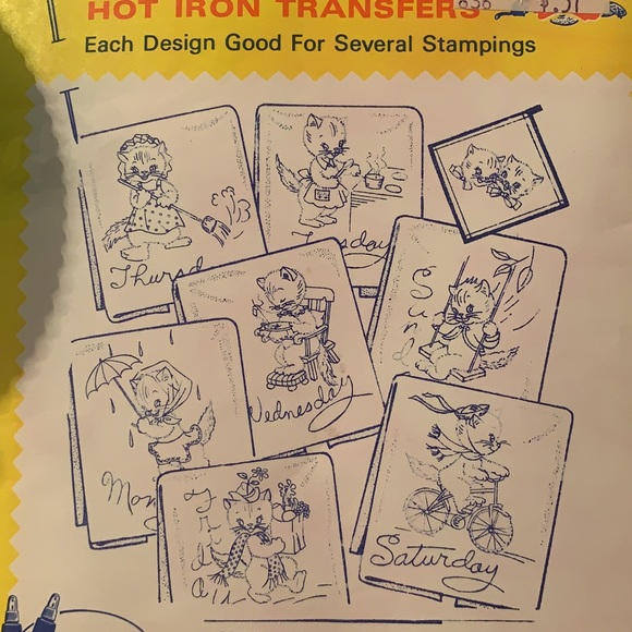 Vintage aunt Martha’s hot iron transfers - Picture 3 of 4